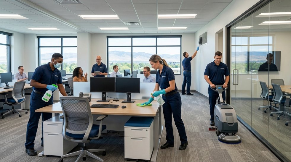 How Regular Janitorial Services Improve Workplace Health
