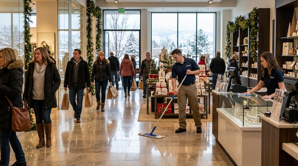 How a Clean Workplace Reflects on Your Brand During the Holiday Rush