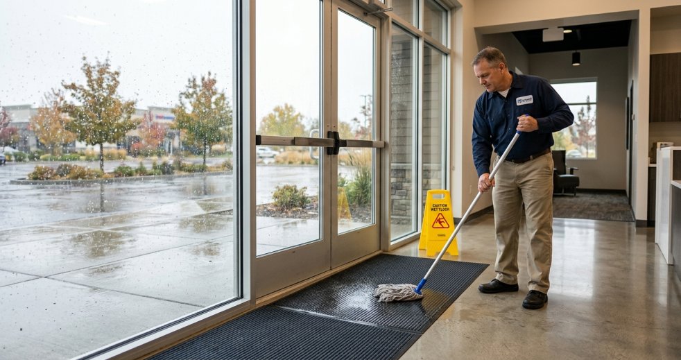 Janitorial Services That Prep Your Business for the Rainy Season