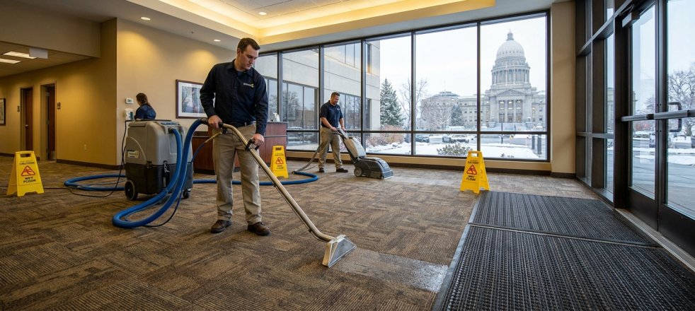 Carpet Care at Scale: How Facility Managers Coordinate Specialized Services in Boise