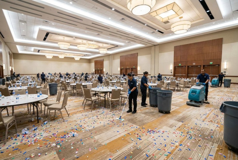Why Post-Event Cleanup Is Better Managed Through a Facility Partner